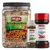 Iberia Seasoning Salt, 12 Oz + Iberia Orgeano, 1.7 oz + Iberia Rice and Black Beans Jar 3.4 lb.