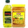 Iberia Sunflower & Extra Virgin Olive Oil 51 oz + Iberia Yellow Rice 3.4 lb.