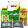 Pantry Essentials Bundles – Iberia Jumbo Yellow Rice 6.25lb., Iberia Jasmine Rice, 18 lb., Iberia Lemon Juice 32 oz. (Pack of 3), Iberia Black Beans 4 lb., Iberia Small Red Beans, 4 lb.