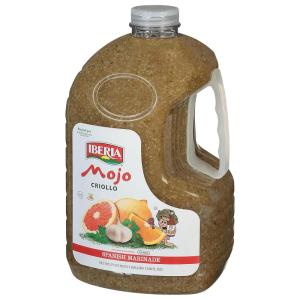 Iberia Mojo Criollo, Spanish Marinade Perfect for Marinating Chicken, Beef & Pork, Made With Real Orange Juice, 128 Fl Oz(128 Fl Oz (Pack of 1))